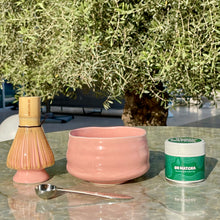 Load image into Gallery viewer, Flamingo Pink Oh Matcha Tea Set and Can