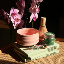 Load image into Gallery viewer, Flamingo Pink Oh Matcha Tea Set and Can