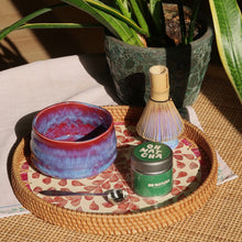 Load image into Gallery viewer, مجموعة وعلبة شاي الماتشا باللون البنفسجي